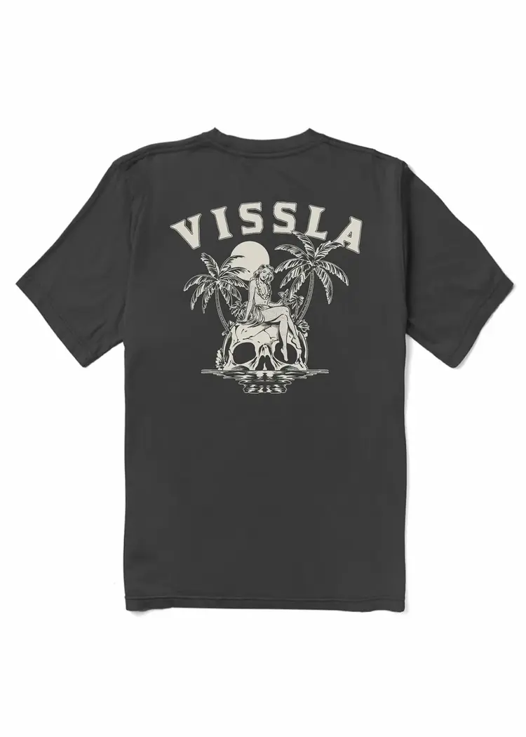 VISSLA SKULL SALOON ORGANIC TEE