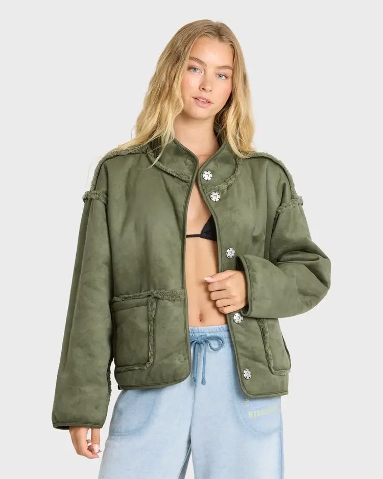 BILLABONG CAMPER REVERSIBLE FLEECE JACKET
