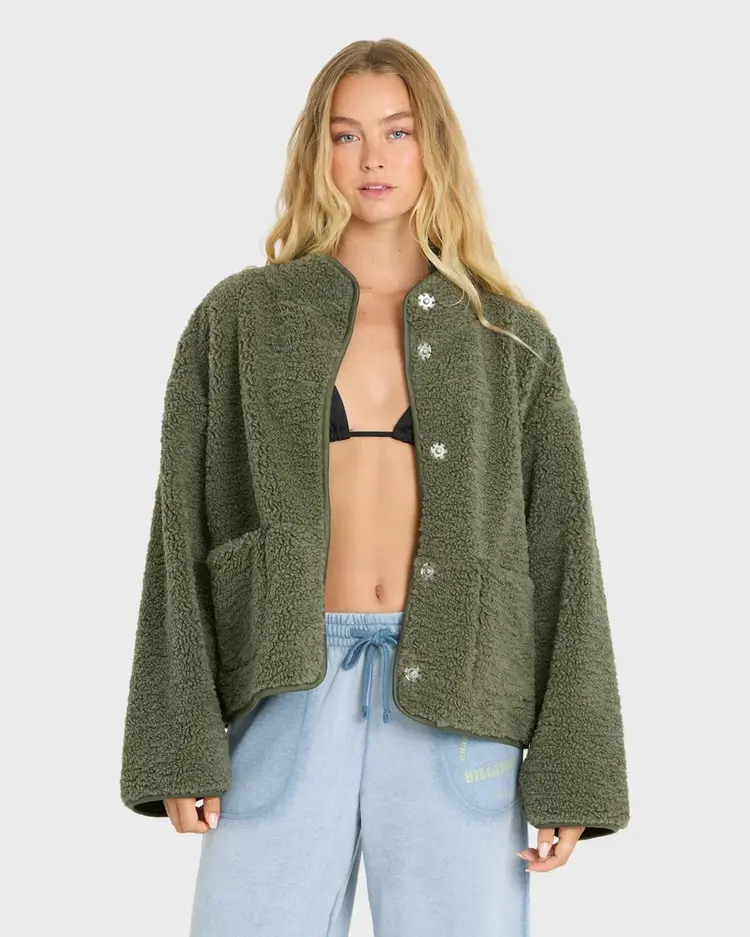 BILLABONG CAMPER REVERSIBLE FLEECE JACKET