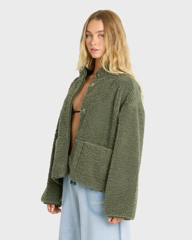 BILLABONG CAMPER REVERSIBLE FLEECE JACKET