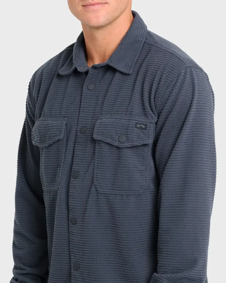 BILLABONG ADVENTURE DIVISION RIDGE LONG SLEEVE FLEECE OVERSHIRT