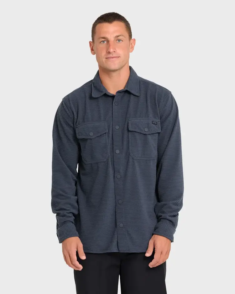 BILLABONG ADVENTURE DIVISION RIDGE LONG SLEEVE FLEECE OVERSHIRT