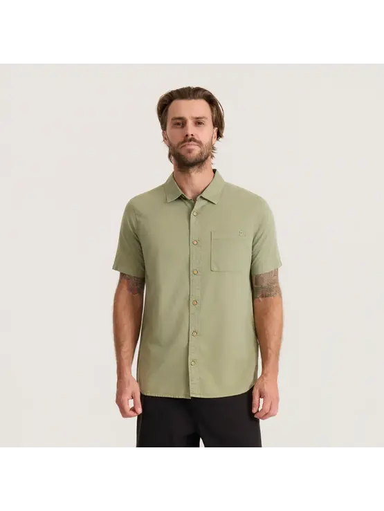 ROARK Made To Fade Short Sleeve Button Up Shirt