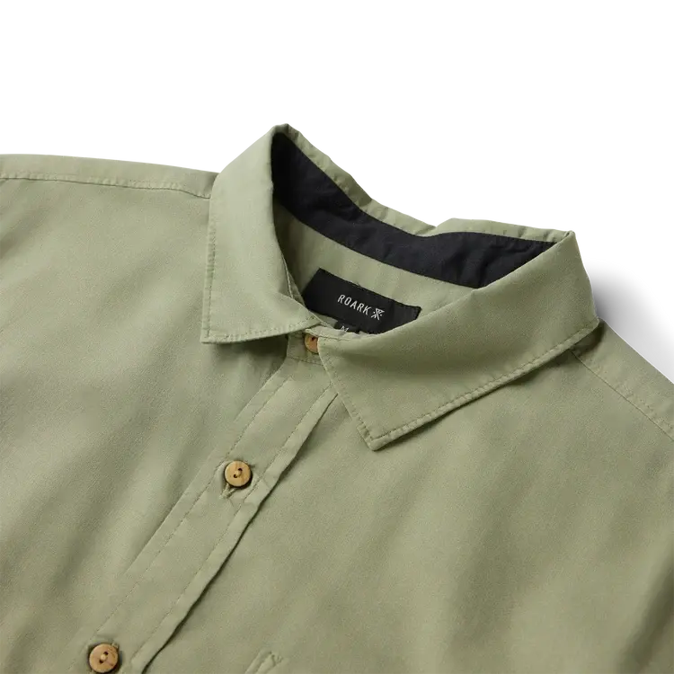 ROARK MADE TO FADE SHORT SLEEVE BUTTON UP SHIRT
