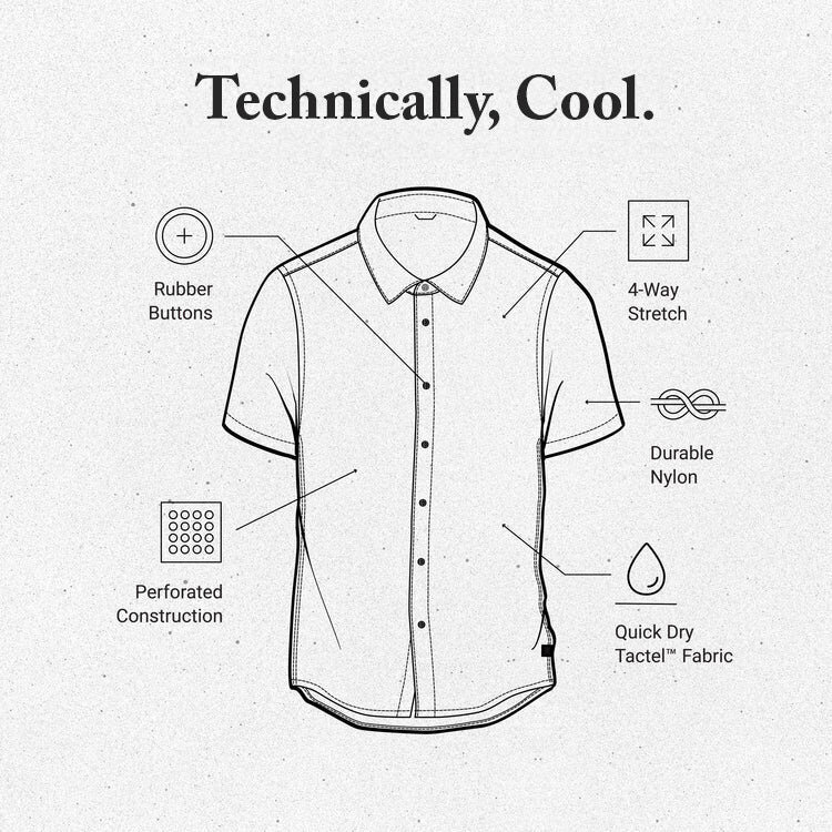 ROARK BLESS UP BREATHABLE STRETCH SHIRT