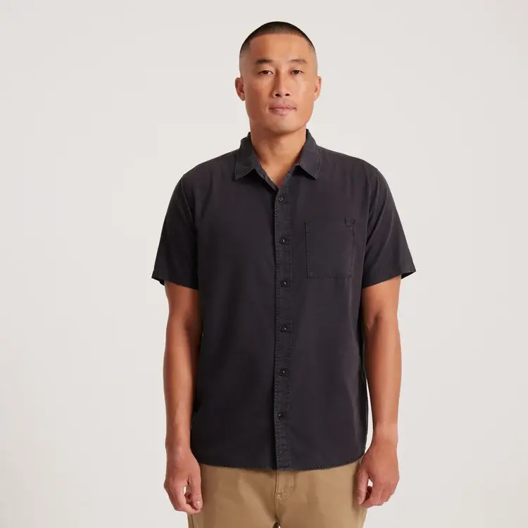 ROARK MADE TO FADE SHORT SLEEVE BUTTON UP SHIRT