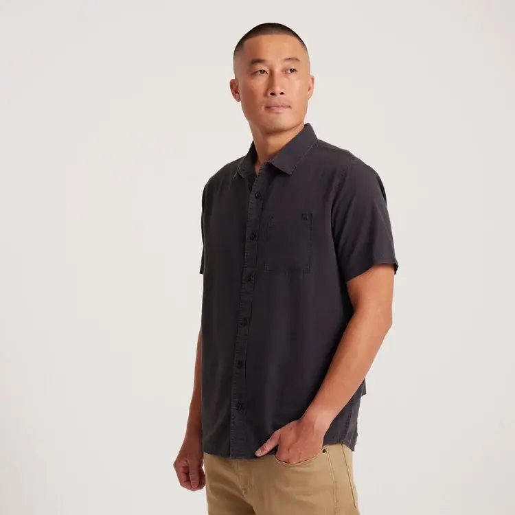 ROARK MADE TO FADE SHORT SLEEVE BUTTON UP SHIRT
