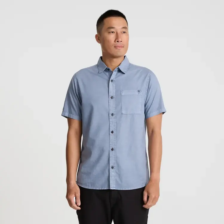 ROARK  MADE TO FADE SHORT SLEEVE BUTTON UP SHIRT