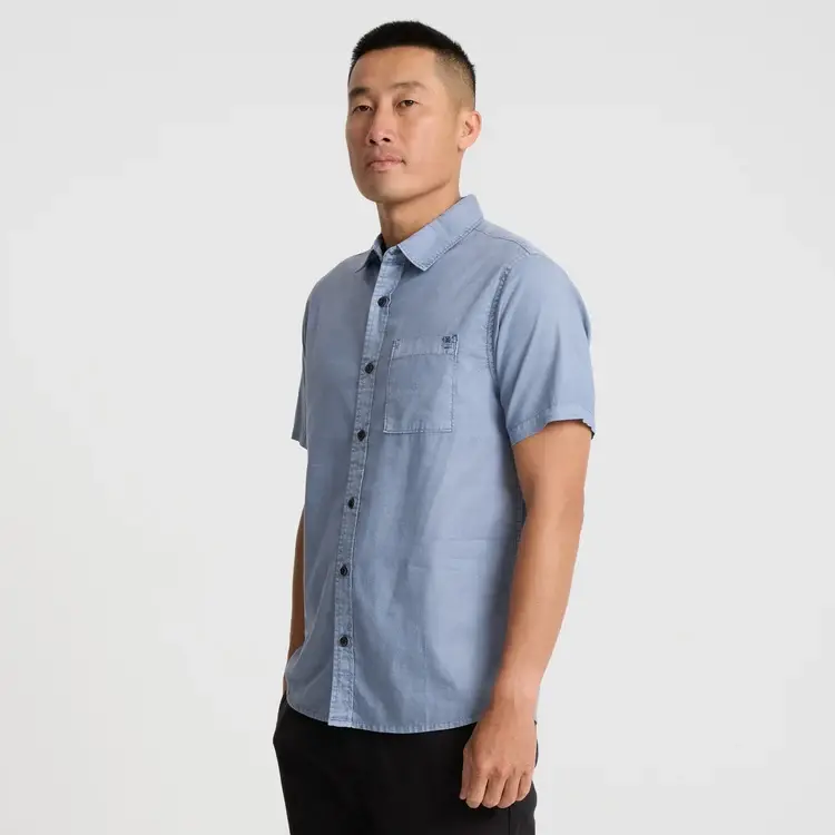 ROARK  MADE TO FADE SHORT SLEEVE BUTTON UP SHIRT
