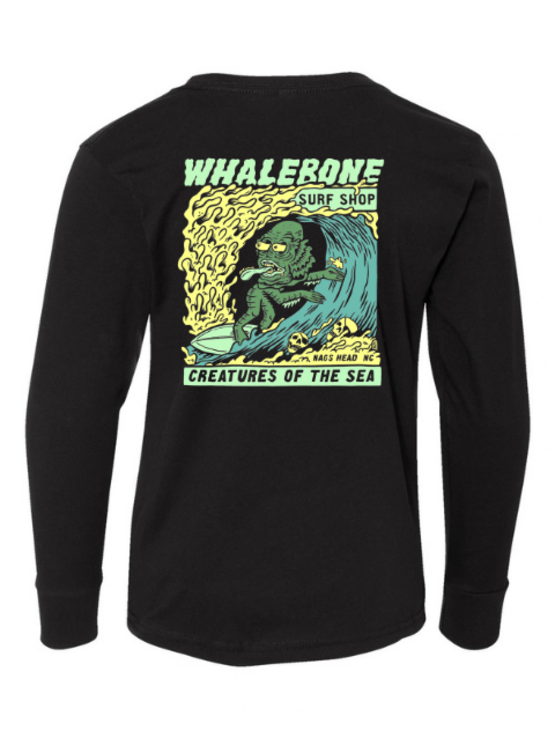 WHALEBONE LOGO Youth Creatures II Long Sleeve Tee
