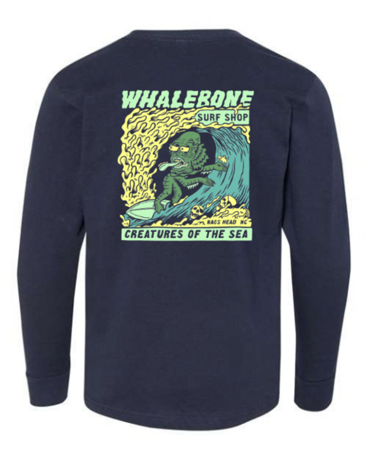 WHALEBONE LOGO YOUTH CREATURES II LONG SLEEVE TEE