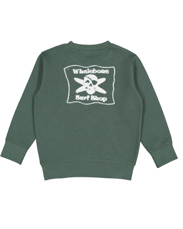 WHALEBONE LOGO OG GLOW TODDLER CREWNECK SWEATSHIRT