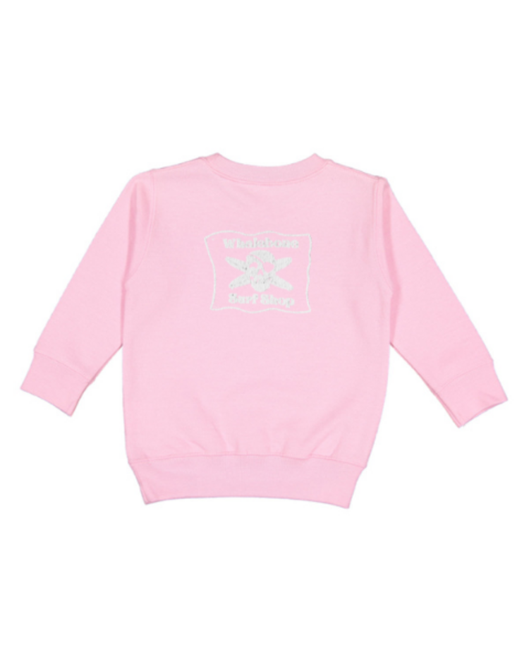 WHALEBONE LOGO OG GLOW TODDLER CREWNECK SWEATSHIRT