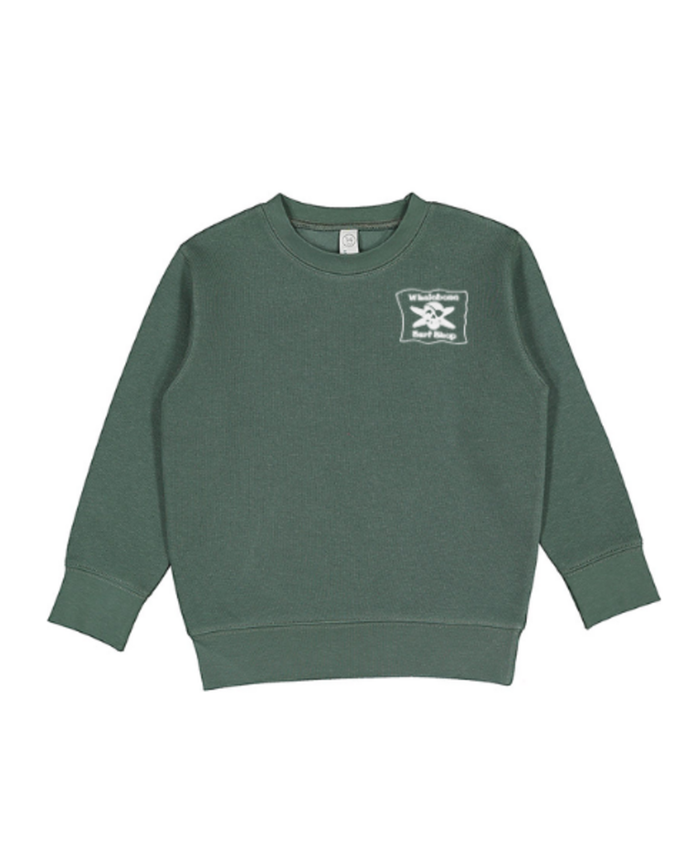 WHALEBONE LOGO OG GLOW TODDLER CREWNECK SWEATSHIRT