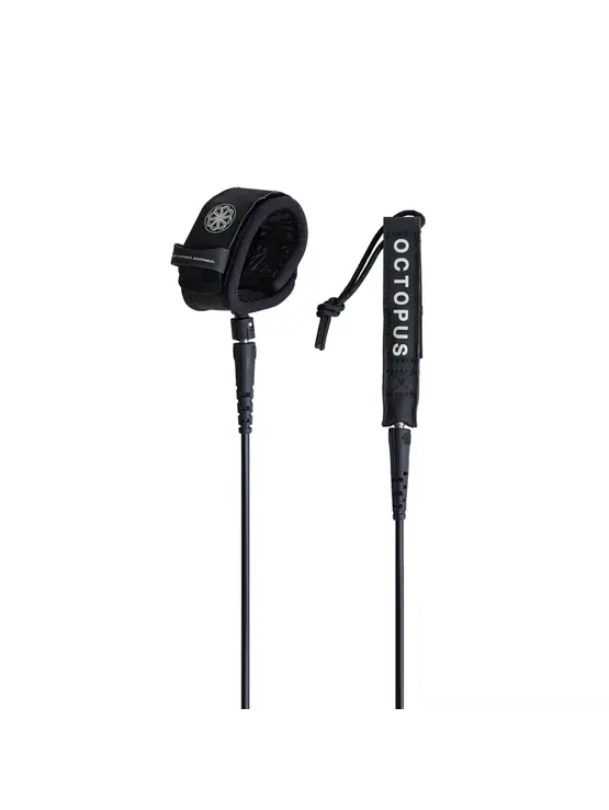 OCTOPUS Mission: Control 6ft Surf Leash - Black