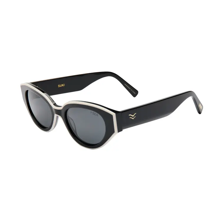 I-SEA SUKI - BLACK/SMOKE POLARIZED SUNGLASSES