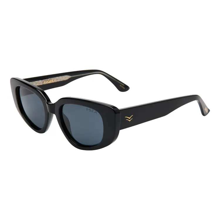 I-SEA AUDREY BLACK/SMOKE POLARIZED LENS