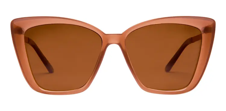 I-SEA ALOHA FOX DUSTY ROSE/BROWN POLARIZED LENS