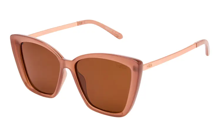 I-SEA ALOHA FOX DUSTY ROSE/BROWN POLARIZED LENS