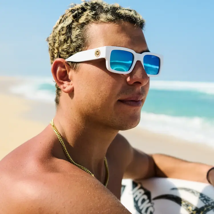 I-SEA COLE HOUSHMAND WHITE/BLUE MIRROR POLARIZED LENS