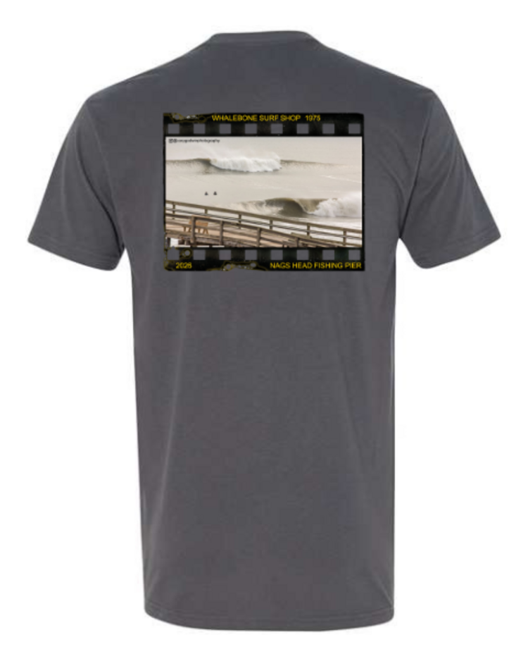 WHALEBONE LOGO NEW NAGS HEAD PIER 26 SUEDED SHORT SLEEVE TEE