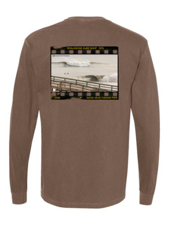 WHALEBONE LOGO New Nags Head Pier 26 Long Sleeve Tee