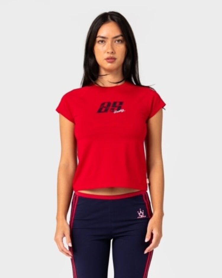 RUSTY USA ALBA CAP SLEEVE BABY TEE