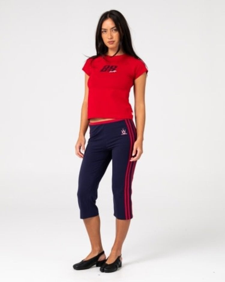 RUSTY USA ALBA CAP SLEEVE BABY TEE