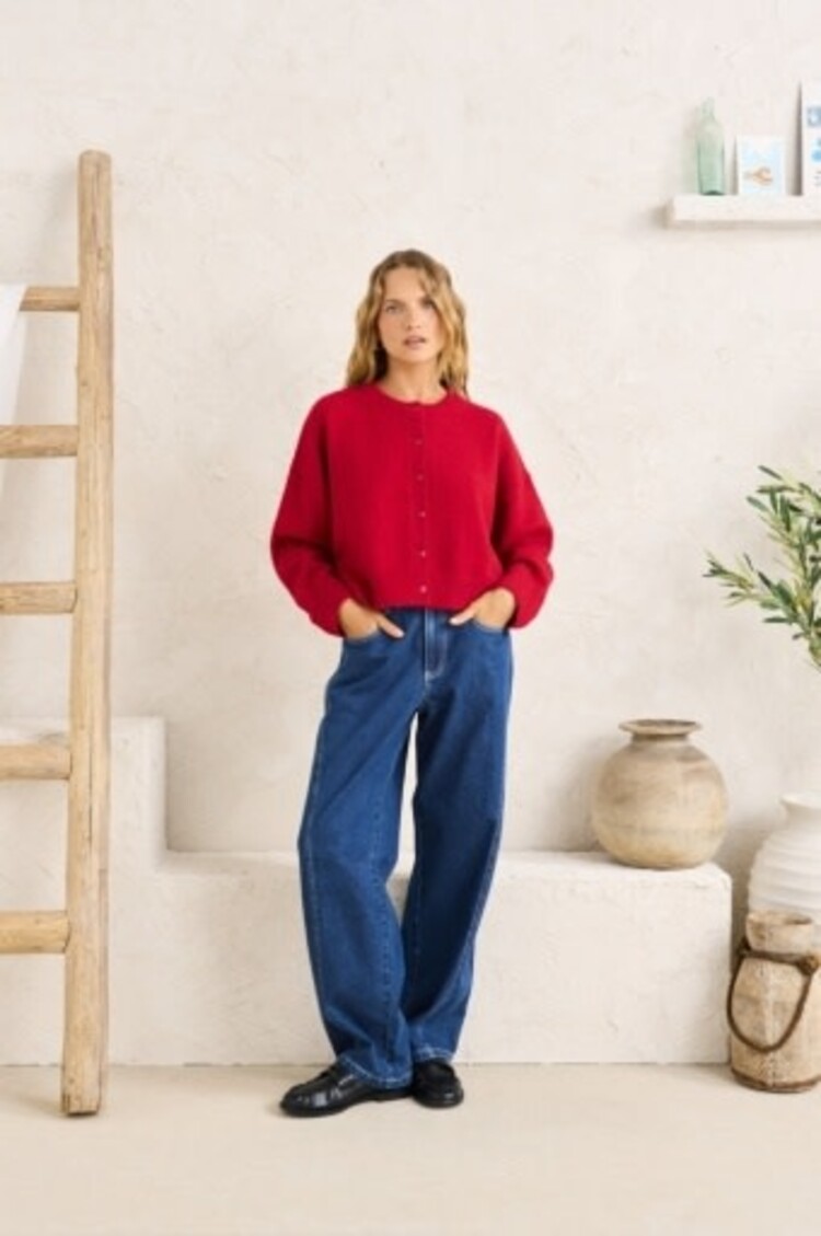 RHYTHM ESTELLE FLUFFY CARDIGAN