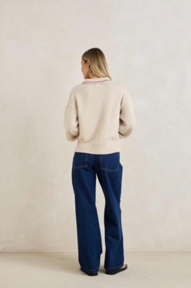 RHYTHM FRANKIE DUAL ZIP CARDIGAN