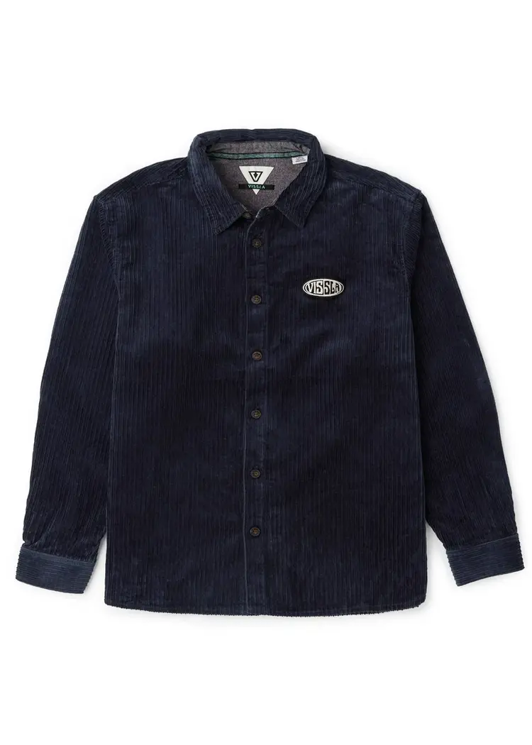 VISSLA BLINKER CORD OVERSHIRT