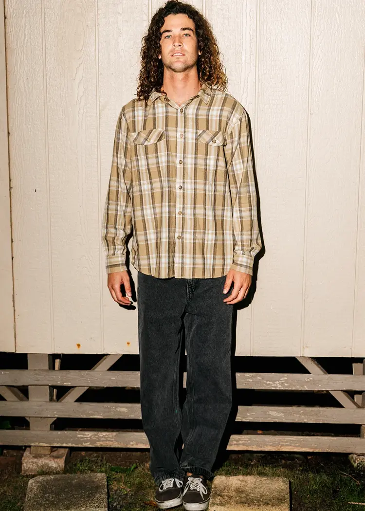VISSLA COAST LIGHTWEIGHT ECO FLANNEL