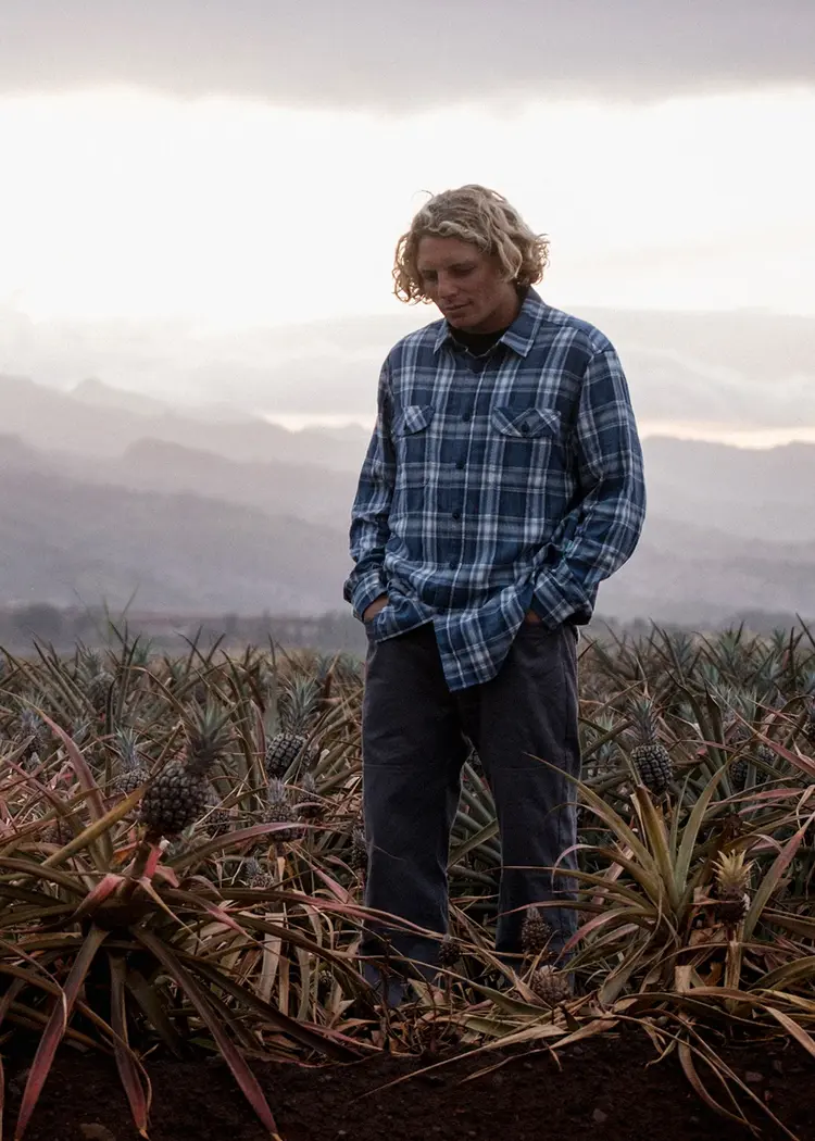 VISSLA COAST LIGHTWEIGHT ECO FLANNEL