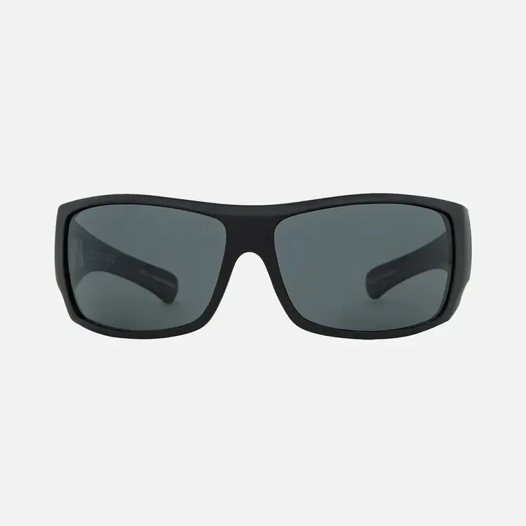 CARVE EYEWEAR WOLFPAK - FLOATING MATTE BLACK WITH GRAY INJECTED  POLARIZED HYDROPHOBIC LENS