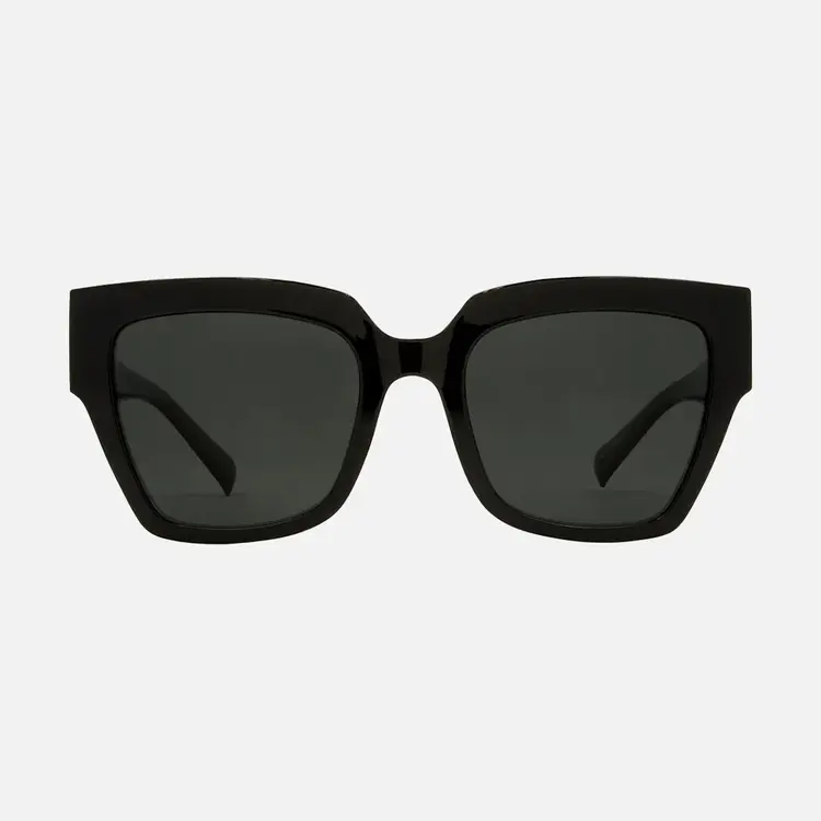 CARVE EYEWEAR VALERIE - GLOSS BLACK WITH GRAY INJECTED POLARIZED LENS