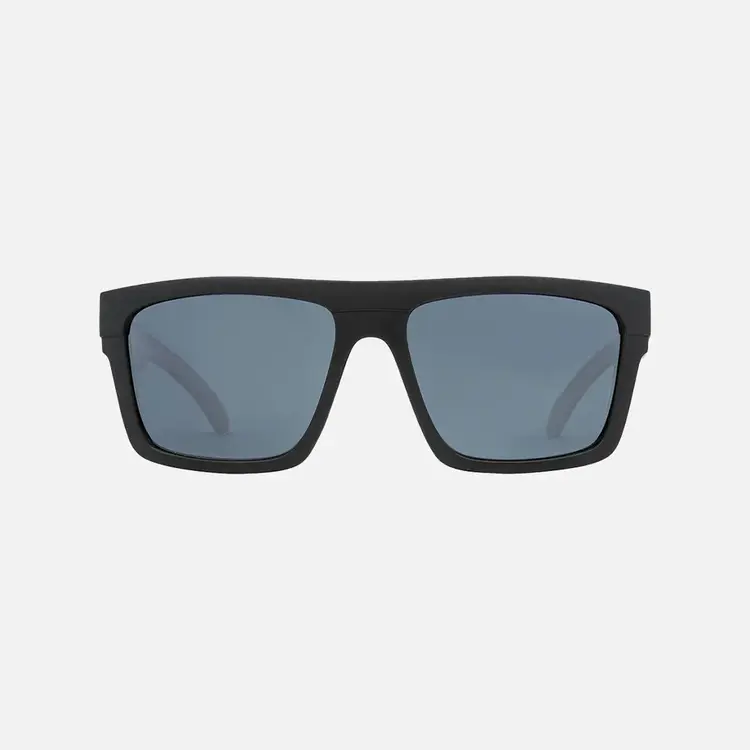 CARVE EYEWEAR VOLLEY - MATTE BLACK WITH SILVER IRIDIUM INJECTED POLARIZED LENS