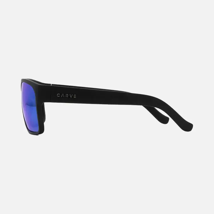 CARVE EYEWEAR VENDETTA -  MATTE BLACK FRAME WITH POLARIZED BLUE IRIDIUM LENS