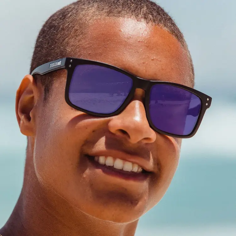 CARVE EYEWEAR GOBLIN - MATTE BLACK FRAME WITH PURPLE IRIDIUM LENS