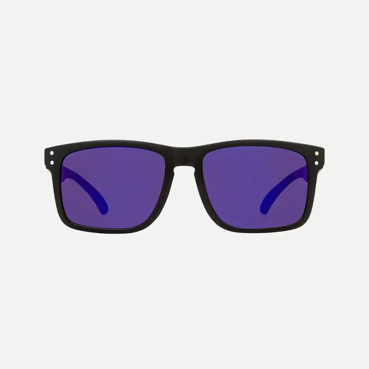 CARVE EYEWEAR GOBLIN - MATTE BLACK FRAME WITH PURPLE IRIDIUM LENS