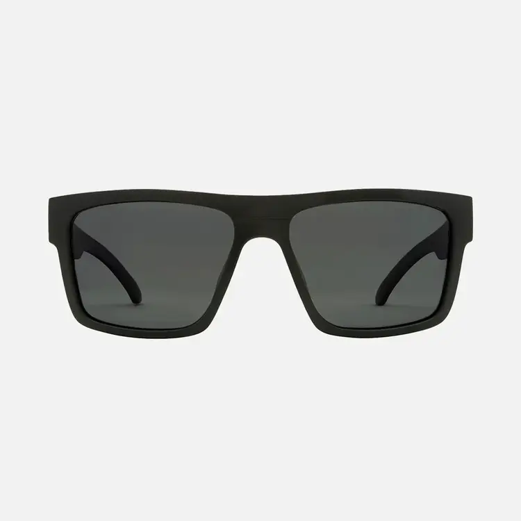 CARVE EYEWEAR VOLLEY XL MATTE BLACK WITH GRAY POLARIZED LENS