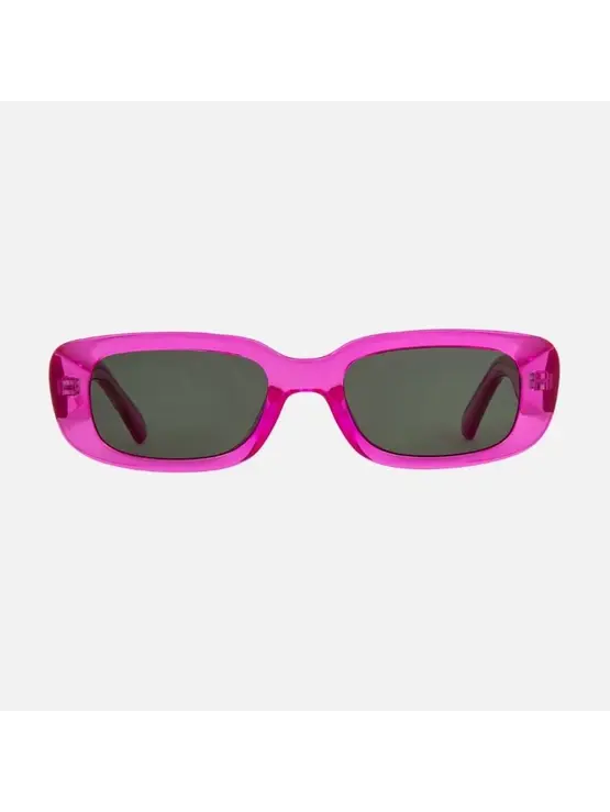 CARVE EYEWEAR Lizbeth - Gloss Crystal Hot Pink with Gray Lens