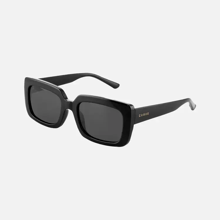 CARVE EYEWEAR CARVE 36110 LAGUNA GLOSS BLK W/ DRK GREY POL LENS