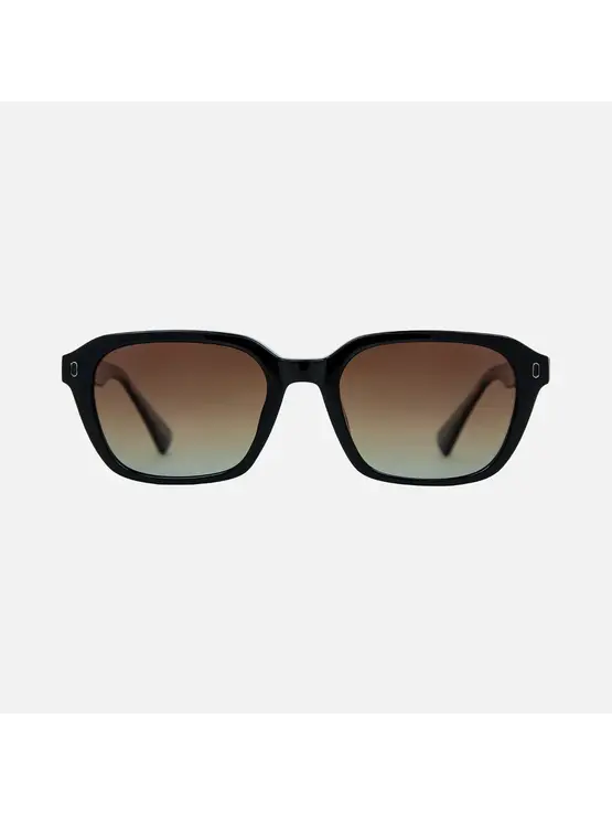 CARVE EYEWEAR Del Ray - Gloss Black Frame with Brown Gradient Polarized Lens