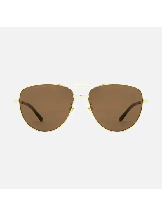CARVE EYEWEAR Solana - Gold Metal Frame with Brown Polarized Lens