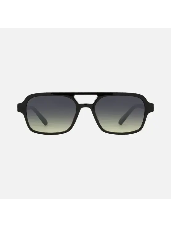 CARVE EYEWEAR Azore - Gloss Black with Smoke Yellow Gradient Lens