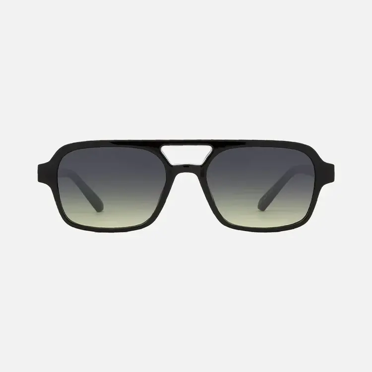 CARVE EYEWEAR CARVE 36091 AZORE GLOSS BLCK SMOKE/YEL LENS