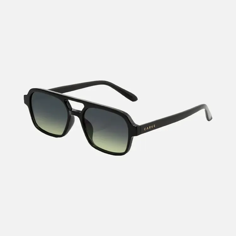 CARVE EYEWEAR CARVE 36091 AZORE GLOSS BLCK SMOKE/YEL LENS