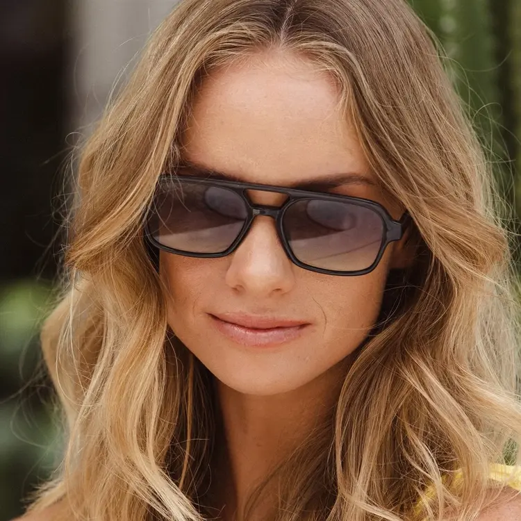 CARVE EYEWEAR CARVE 36091 AZORE GLOSS BLCK SMOKE/YEL LENS