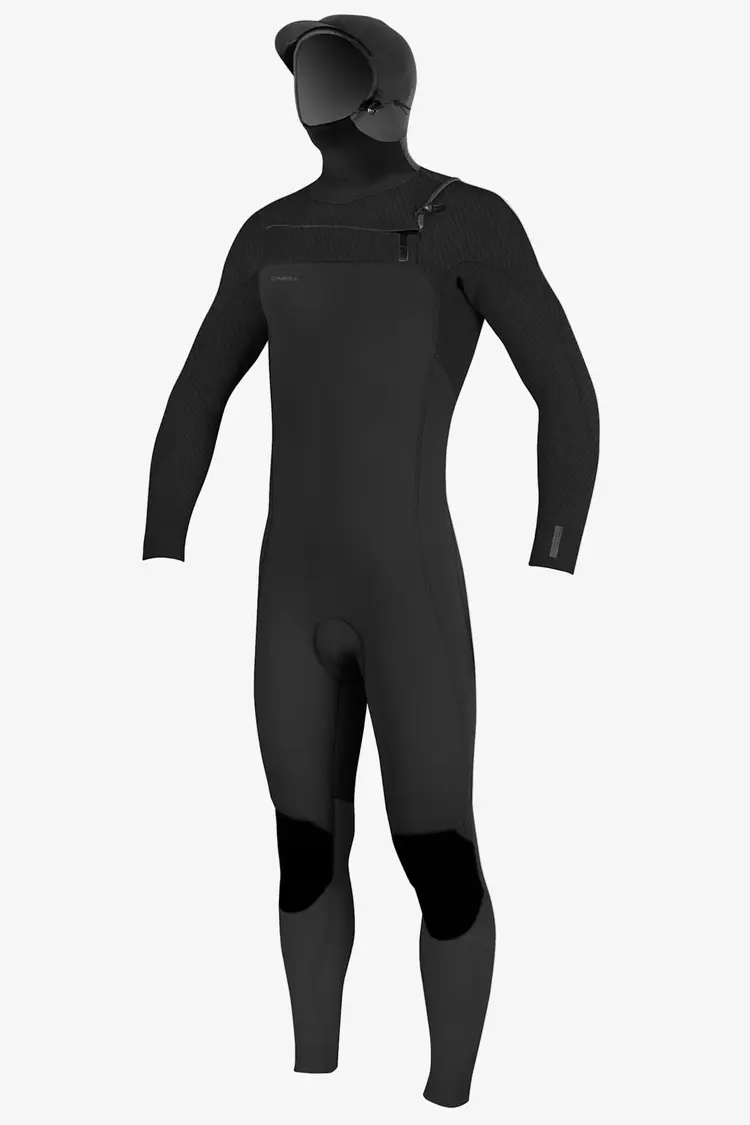 O'NEILL HYPERFREAK 4/3MM+ CHEST ZIP FULL WETSUIT W/HOOD