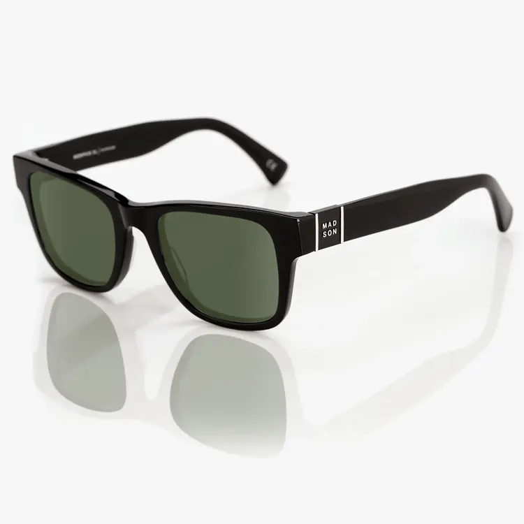 MADSON MEMPHIS XL BLACK ON BLACK G15 POLARIZED LENS